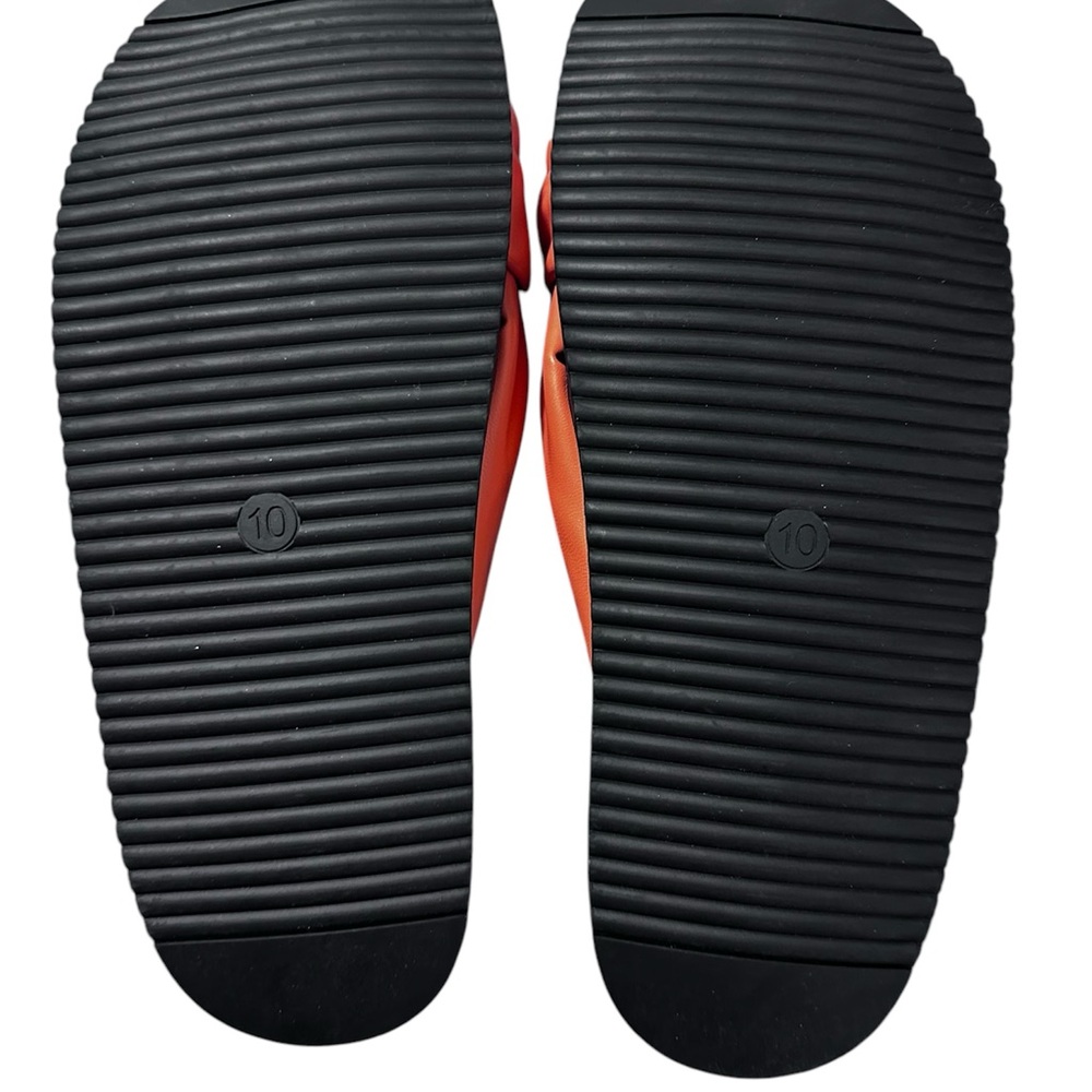 A New Day Women's Orange/Coral Slide Sandals - Picture 2 of 3